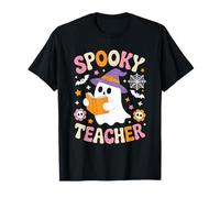 Spooky Teach Kawaii Boo Halloween Insegnante Maglietta