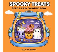 Spooky Treats Halloween Coloring Book: Bold & Easy Designs for Kids & Adults | 40 Cute & Simple Coloring Pages for Relaxation & Fun