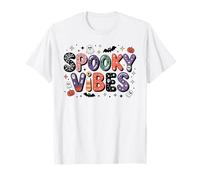 Spooky Vibes Cute Halloween Gifts for Kids & Adult Maglietta