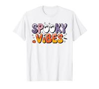 Spooky Vibes Cute Halloween Gifts for Kids & Adult Maglietta