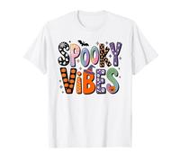 Spooky Vibes Cute Halloween Gifts for Kids & Adult Maglietta