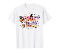 Spooky Vibes Cute Halloween Gifts for Kids & Adult Maglietta