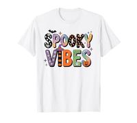 Spooky Vibes Cute Halloween Gifts for Kids & Adult Maglietta