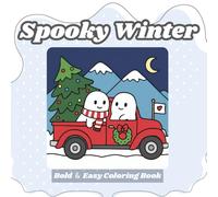 SPOOKY Winter Coloring Book: Bold and Easy Coloring Book