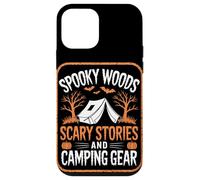 Spooky Woods Storie spaventose Camper Escursionista Halloween Campeggio Custodia per iPhone 12 mini