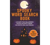 Spooky Word Search Book: A Scary-Fun Halloween Puzzle Activity Book for Adults, Kids, and Families