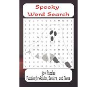 Spooky Word Search Puzzle Book: Word Searches with Easy to read print about Creepiness, Spookiness, Halloween and more| 6x9 inches, 120 pages | 50+ ... ... Gift for Vacation, Holidays and Free time
