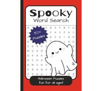Spooky Word Search Puzzle Book: Word Searches with Easy to Read Print about Halloween, Ghosts, Spooky Season, and More | 6x9 inches, 110pages | 50+ ... for Vacations, Holidays, and Leisure Time