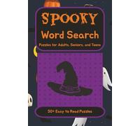 Spooky Word Search Puzzle Book: Word Searches with Easy to Read Print and Spooky, Halloween, and Horror themed words | 6x9 inches, 110 pages | 50+ ... Gifts for Vacations, Holidays, and Free Time