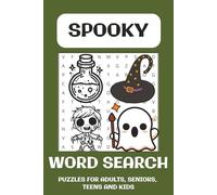Spooky Word Search: Spooky Search Puzzle Book: Word Searches with Easy to Read Print about Spooky Creatures, Artifacts, Spells and More | 6x9 inches, ... ... Gift for Vacations, Holidays and Relaxing