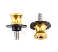 Spool del Braccio di Swing 2pcs CNC, Cursori Posteriori di Moto 6 Mm 8 Mm 10 Mm, con O Anelli e Guarnizioni (Oro 8mm)