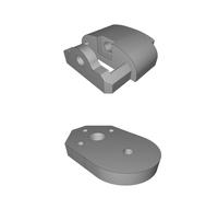 Spool Holder for E3D BigBox 3D Printer with Guide System Extended Offset