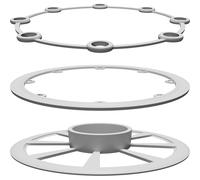 Spool Holder for Food Dehydrator, Rotating Ball Bearing System for Filament