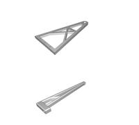 Spool Holder for Makerbot 2X Top Mount Replica with Aluminum Support Rod