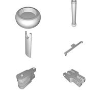 Spool Holder Mount for Monoprice Delta Mini 3D Printer Logitech Compatible