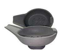 Spoon Buddy Supporto Per Cucchiaio Multifunzionale, Grigio, Set Di 2