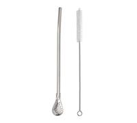 Spoon Di Paglia - Spoon Di Paglia Rimovibile | Cucchiaio Non Filtrato, Setaccio Di Paglia, Agitatore | Setaccio, Agitatore, Cucchiaio Filtrato | Cucchiaio Da Bevute Da Bomba Multifunzionale In Acciaio