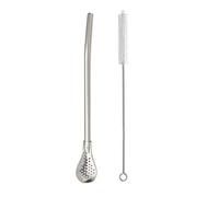 Spoon Di Paglia - Spoon Di Paglia Rimovibile | Cucchiaio Non Filtrato, Setaccio Di Paglia, Agitatore | Setaccio, Agitatore, Cucchiaio Filtrato | Da Bevute Da Bomba Multifunzionale In Acciaio