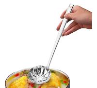 Spoon Di Zuppa- Cucchiaio Da Cucina Zuppa Per Cucina, Mestolo Da Porzione In Acciaio Inossidabile, Utensile Per Impugnatura Ergonomica | Strumento Di Preparazione Dei Pasti A Forma Di Volant Per Il Co