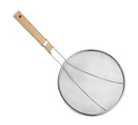 Spoon Filtro Olio - Casization In Mesh, Scubetto Di Cottura | Scoop In Maglia Fine In Acciaio Inox Con Manico In Legno, Cucchiaio Sgrassante Per Salsa, Grasso, Rimozione