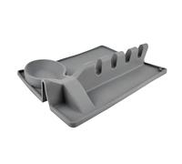Spoon Rest Silicone - Kitchen Utensil Holder | Non Slip Cooking Spoon Holder With Drip Pad, Ideal For Ladles, Strainers, Infraditi, Busy Parents, Home Cooks, Apartment Kitchens