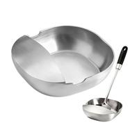 Spoon Rest | Stainless Steel Stable Base | Ladle Holder Counter Spoon Rest - For Sauce Snacks Fruits Baker Apartment Home Restaurant Catering Truck