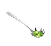 Spoon spaghetti iniziale - forcellaa pasta prugmata in acciaio inossidabile | Comodo cucchiaio spaghetti drenante rapido con manico plastica | Scoop pasta per case, forniture per feste