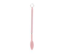 Spoon spatola spatola in silicone rosa mini cucchiaio spatola telescopico riutilizzabile facile pulire con fibbia sospesa per grigliare per labbra cosmetici