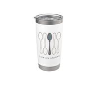 Spoonie Low on Spoonie Design per la consapevolezza delle malattie croniche Bicchiere termico in acciaio inox doppia parete