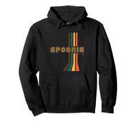 Spoonie Warrior Retro: diffondere la consapevolezza per Le malattie croniche. Felpa con Cappuccio
