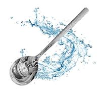 Spoons Hammered - Zuppa Spoons | Stainless Steel Spoons | Long Round Handle Spoon, Stainless Steel Hammered Spoons, Smooth Polished Edge Soup Spoon, Tableware - Kitchenware For Kitchen, Ristorante