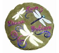 Spoontiques - Decorazione da Giardino - Libellule Stepping Stone - Pietra Decorativa per Giardino