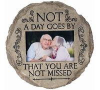 Spoontiques - Decorazione da Giardino - Memory Grandpa Stepping Stone - Pietra Decorativa per Giardino