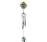 Spoontiques Scooby Doo - Scacciaspiriti per esterni, decorazione da giardino, decorazione per cortile, giardino, cortile sul retro e patio