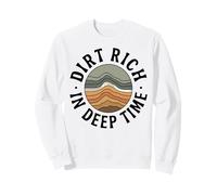 Sporco Ricco di Deep Time Paleontologia Appassionato Design Felpa