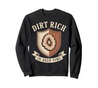 Sporco Ricco di Deep Time Paleontologia Appassionato Design Felpa