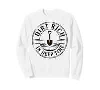 Sporco Ricco di Deep Time Paleontologia Appassionato Design Felpa