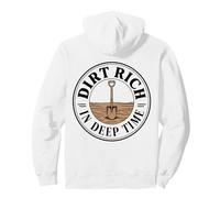 Sporco Ricco di Deep Time Paleontologia Appassionato Design Felpa con Cappuccio