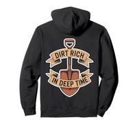 Sporco Ricco di Deep Time Paleontologia Appassionato Design Felpa con Cappuccio