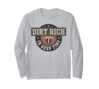 Sporco Ricco di Deep Time Paleontologia Appassionato Design Maglia a Manica