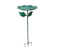 sporful Abbeveratoio per uccelli da 7,6 cm di diametro, decorazione da giardino con base stabile a 3 rebbi, per terrazze e cortili