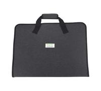 sporful Art Portfolio Bag - Custodia professionale per artisti, con panno Oxford di lino, per accessori da disegno, viaggi all'aperto, 44 x 33 x 3,5 cm