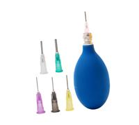 sporful Bottiglia A Squeeze In Gomma Con Punta Precisione Per,blu | corpo flessibile resistente alla frattura, testine fini sostituibili, pressione uniforme, funziona con smalti e argille