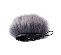 sporful Parabrezza per microfono Zoom H1N, 5,5 cm, in pelliccia, con coulisse