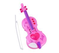 sporful Violino elettrico simulato giocattolo musicale per bambini con luci a LED e corde regolabili