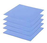 Sporgo 5 cuscinetti termici: 100 x 100 x 0,5/1/1,5/2/3 mm, termoconduttore in silicone resistente alle alte temperature, riutilizzabili per CPU, GPU, SSD, PC, laptop, dispositivo di raffreddamento