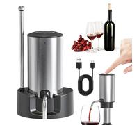 Sporgo Decanter per vino elettrico: Decanter automatico per vino, versatore elettrico ricaricabile, decanter vino rosso, per feste, matrimoni, bar e ristoranti