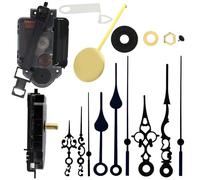 Sporgo Movimento a pendolo: silenzioso, al quarzo, orologio a pendolo con 3 lancette e pendolo, parti di riparazione fai da te, movimento a pendolo, fabbrica di ricambio per orologio a pendolo,