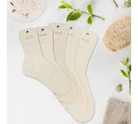 Sporgo Set di 5 taglierine per calze, taglia 36-45, righello per calzini, per lavorare a maglia, con dimensioni di dimensioni, stencil per calzini, tenditori per calzini, come aiuto a maglia