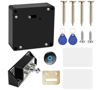 Sporgo Serratura intelligente per armadio Nfc: serratura per mobili con 2 portachiavi e 2 schede RFID, serratura intelligente nascosta, serrature senza fori per armadio, cassetti, armadietti e